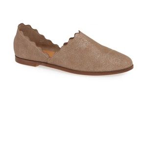 Klub Nico Scalloped D’Orsay flat Size 10